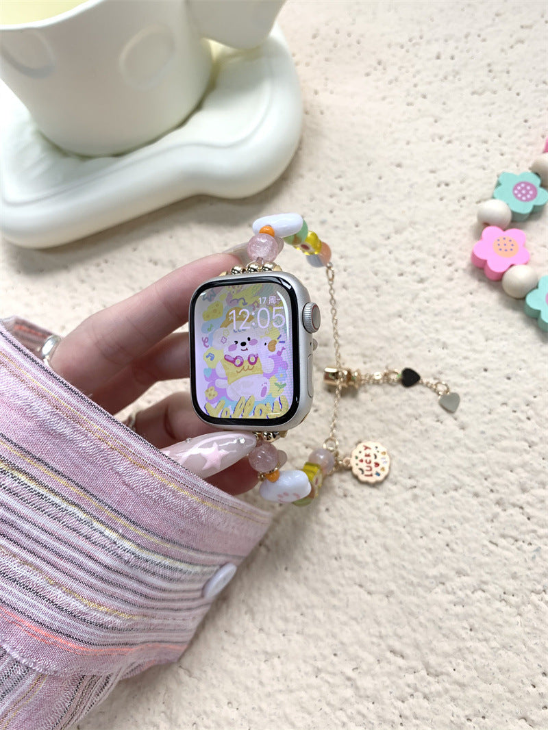 Lucky Beaded Chain Strap-Bänder für die Apple Watch