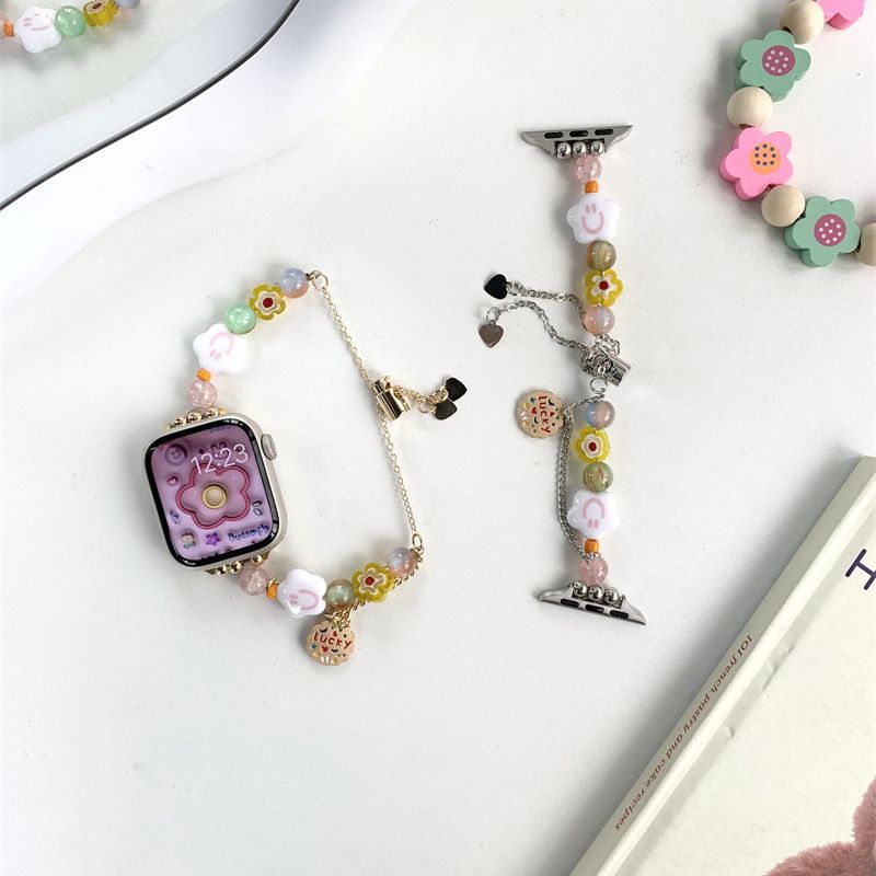 Lucky Beaded Chain Strap-Bänder für die Apple Watch