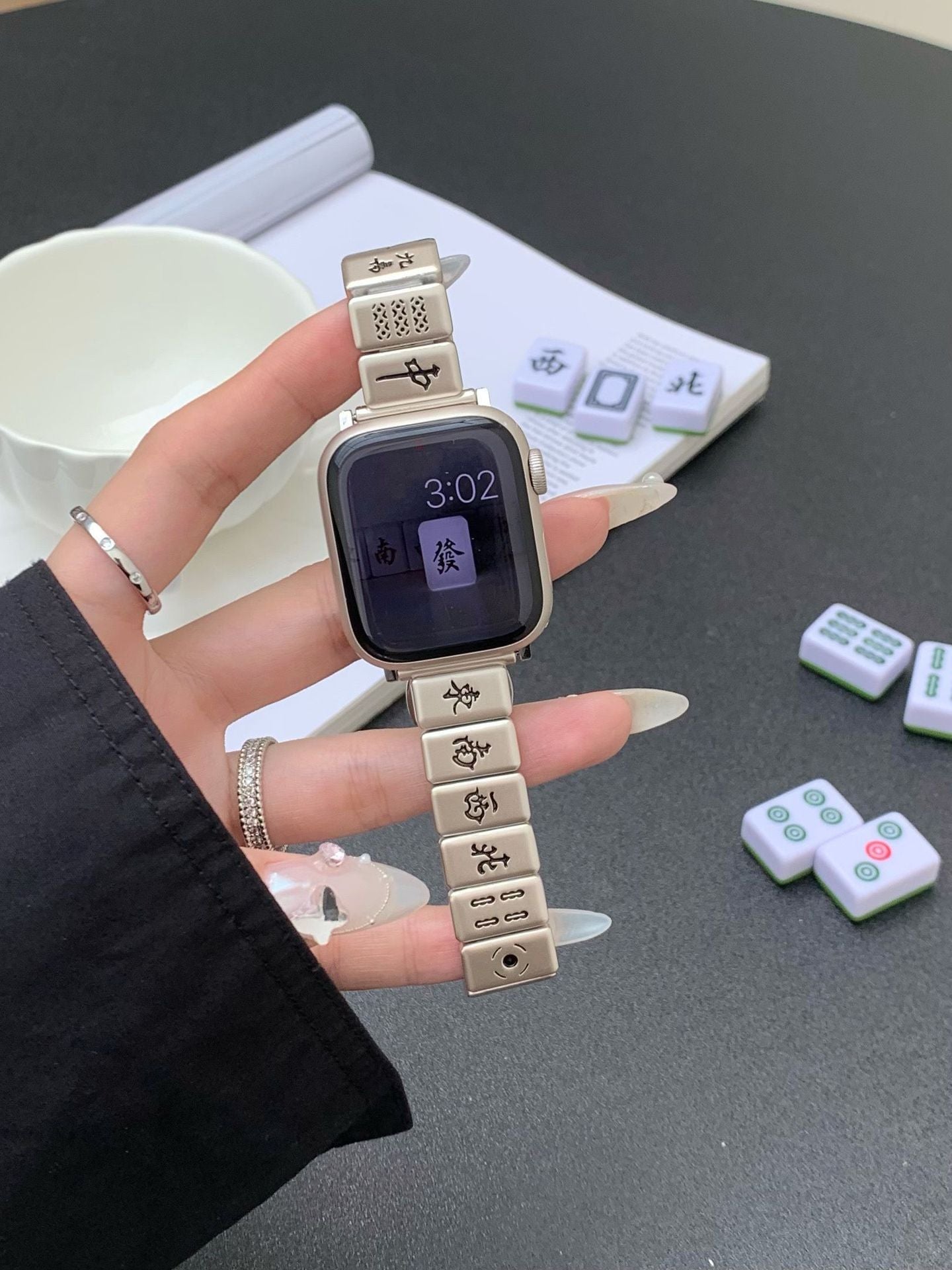 Mahjong Butterfly-Schnallenbänder für die Apple Watch