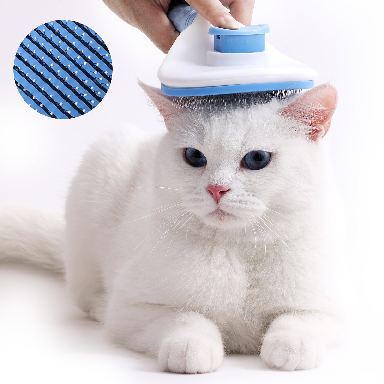 Self Cleaning Slicker Brush, Dog Cat Bunny Pet Grooming Shedding Brush Pet grooming shedding brush