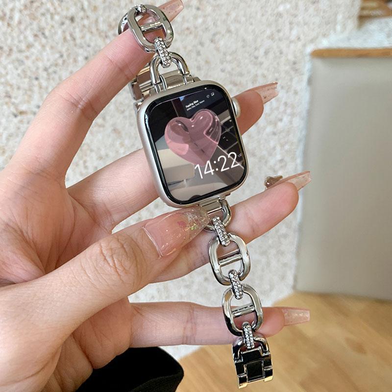 Metallkettenarmband für die Apple Watch
