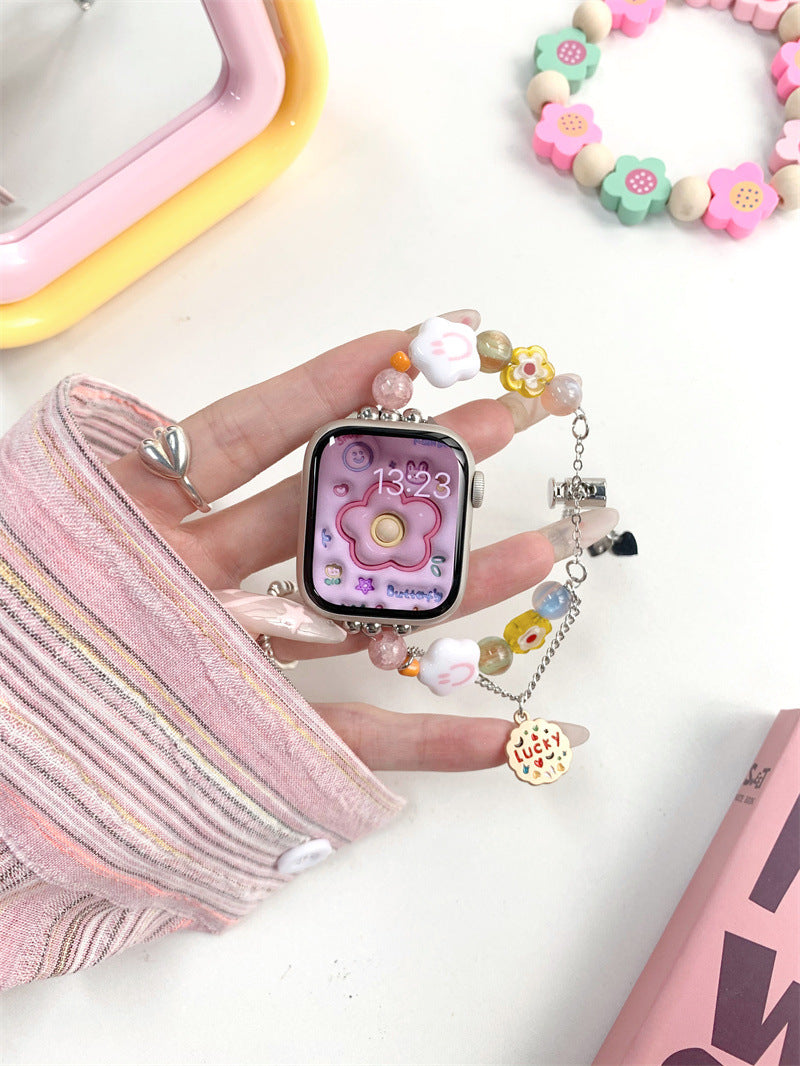 Lucky Beaded Chain Strap-Bänder für die Apple Watch