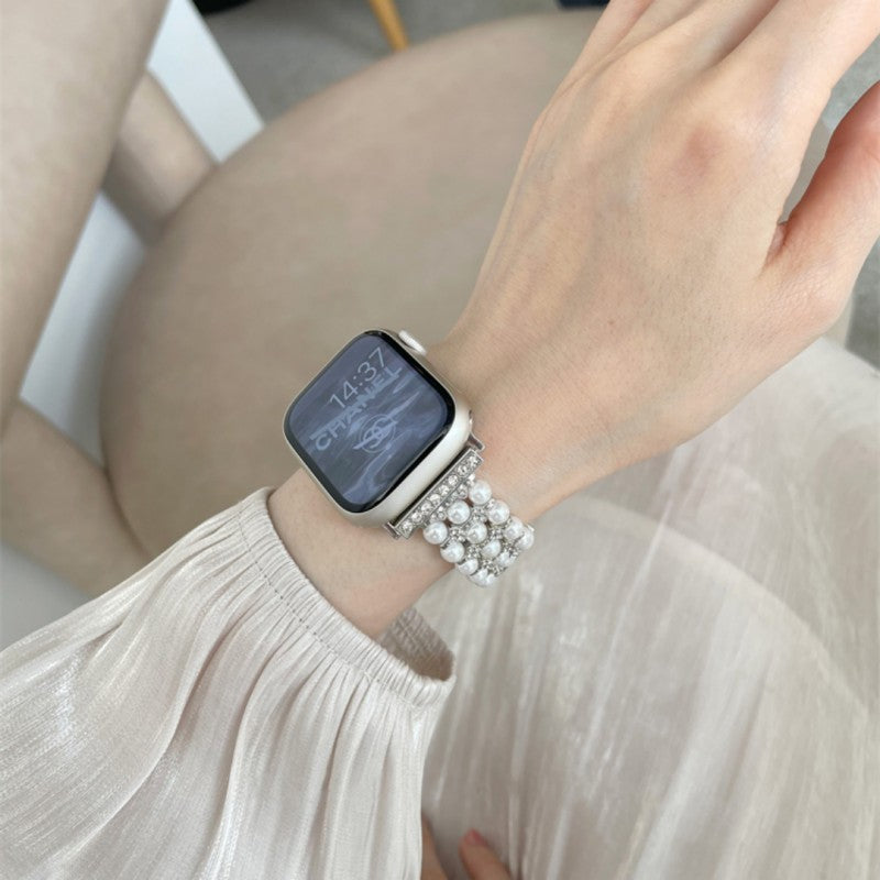 Perlenketten-Armbänder für die Apple Watch