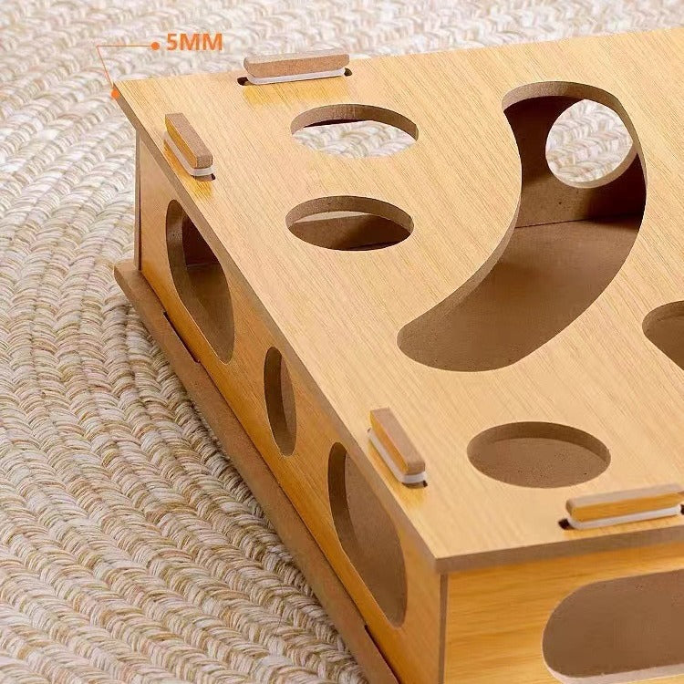 Cat Tray Toys Kitten Turntable Figure Cat Track Ball Toy Interactive Toys for Cats
