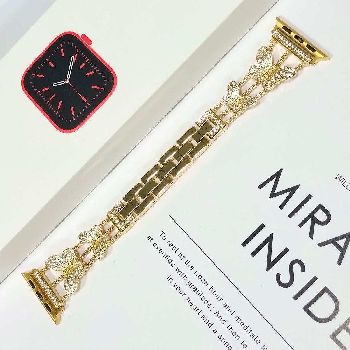 Butterfly-Metallarmband für die Apple Watch