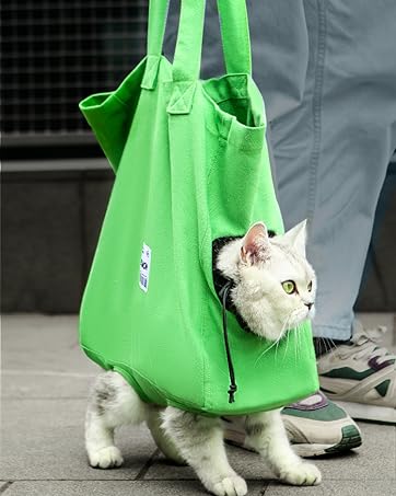 Cat Carrier Soft Cat Slingbag Pet Grooming Soft Pouch Tote Bag