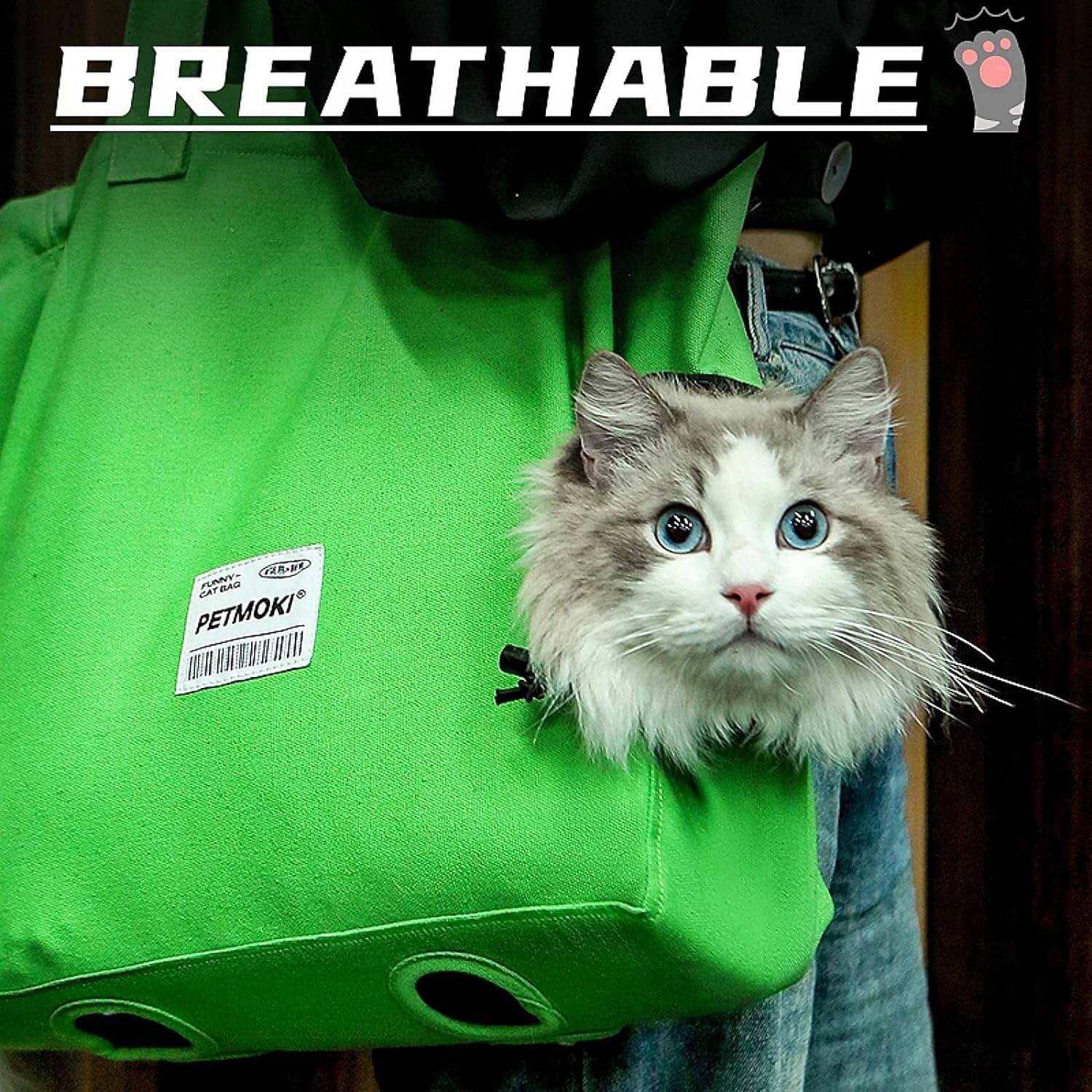 Cat Carrier Soft Cat Slingbag Pet Grooming Soft Pouch Tote Bag
