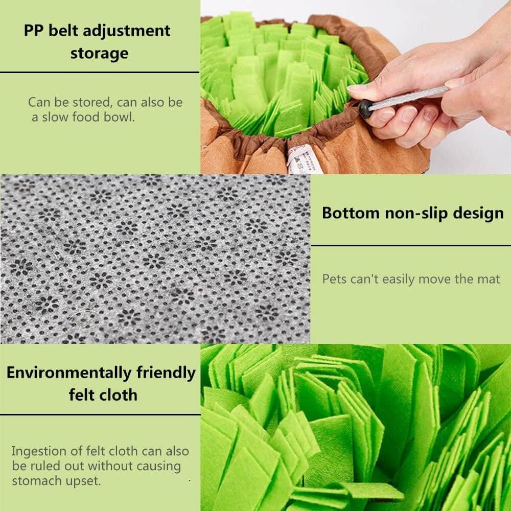 Pet Snuffle Mat Slow Feeder Bowl for Dogs