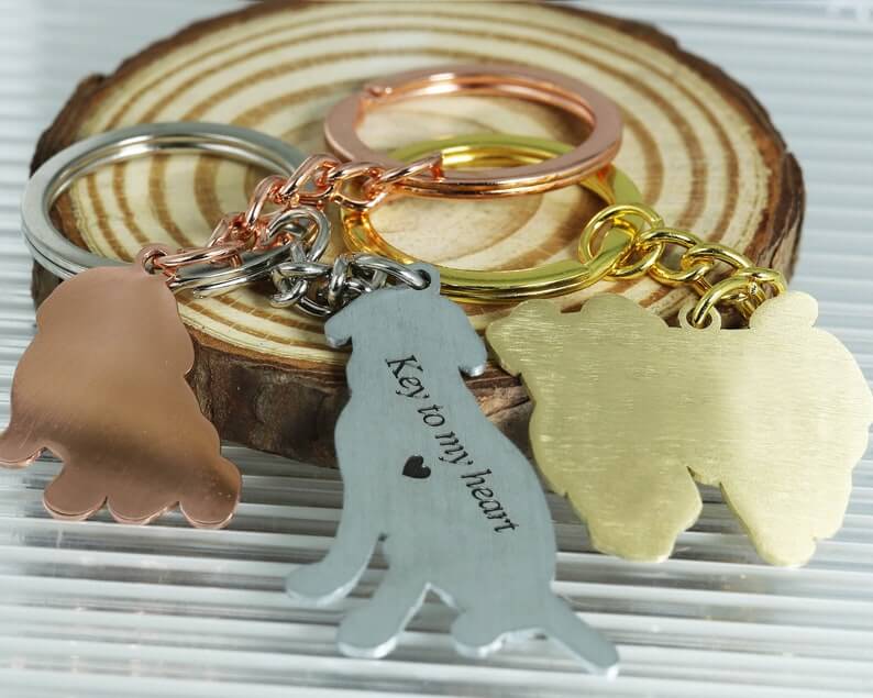 Custom Personalized Pet Body Keychain