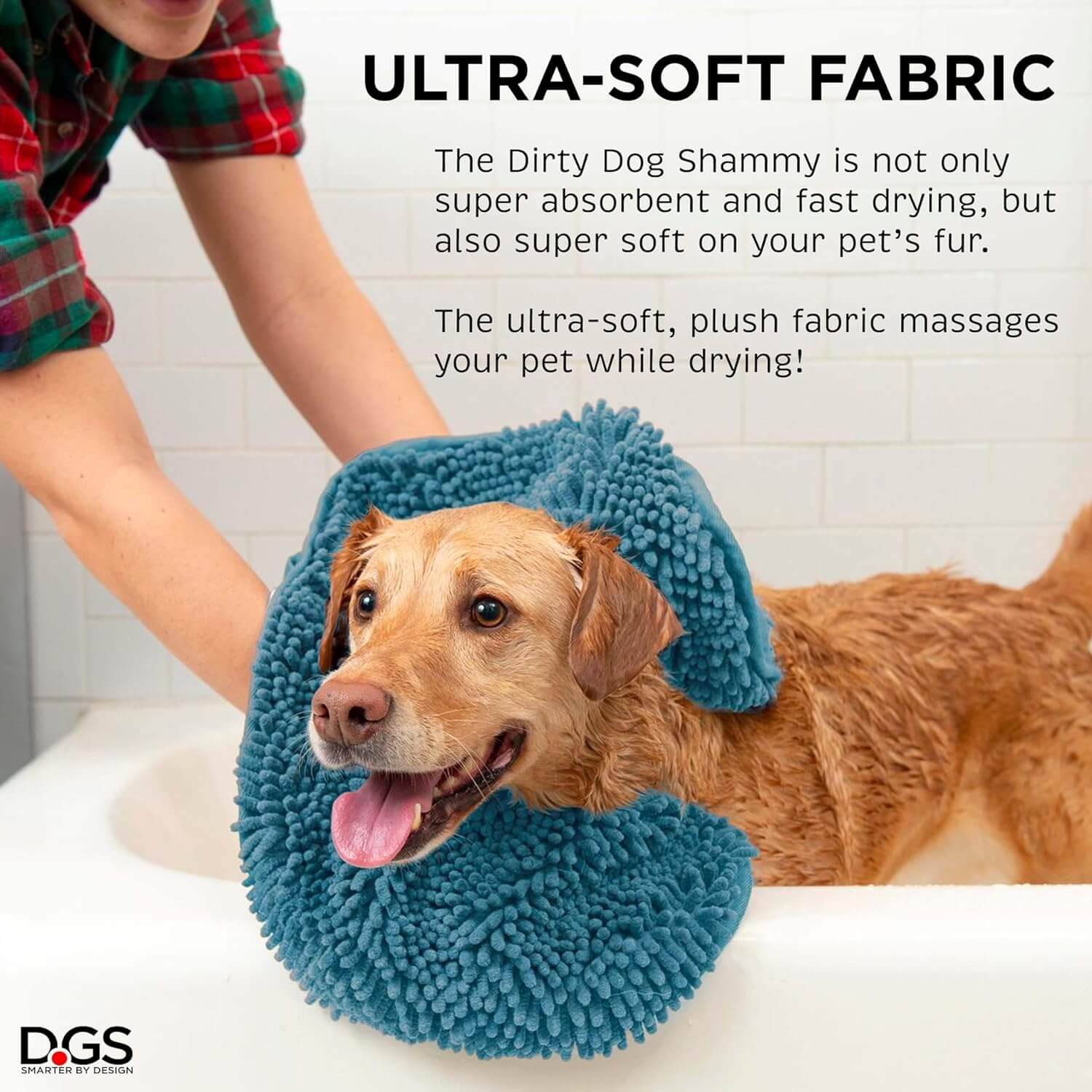 Dog Towels For Drying Pets Dog Cat Bathing Supplies Machine Washable