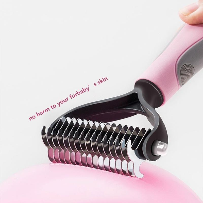 Pet Grooming Brush, Cat Brush Dog Brush for Shedding Tool for Long matted Haired Pets