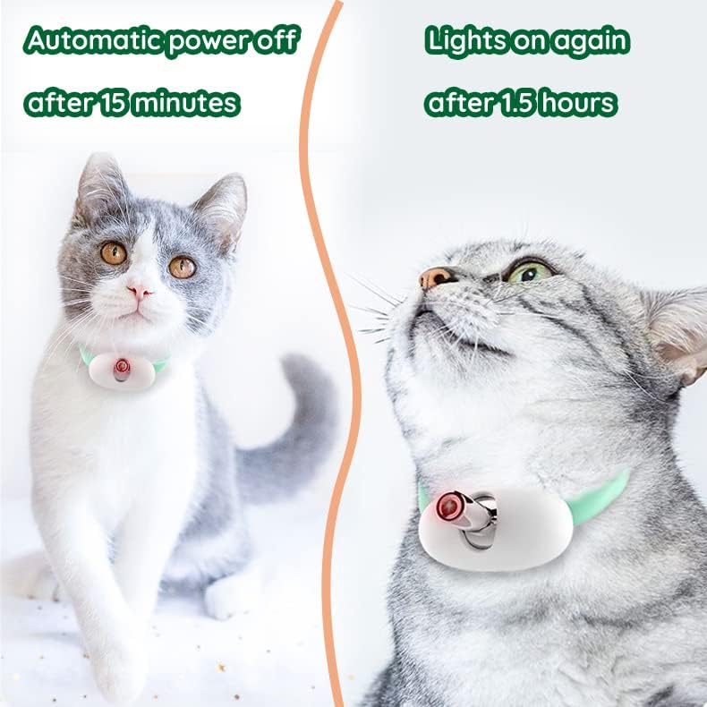 Wearable Laser Pointer Collar Toy for Cats