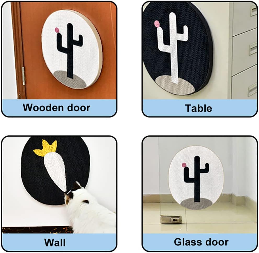 Cat Scratcher Wall Stickers Mounted Scratch Pad Scratch Board