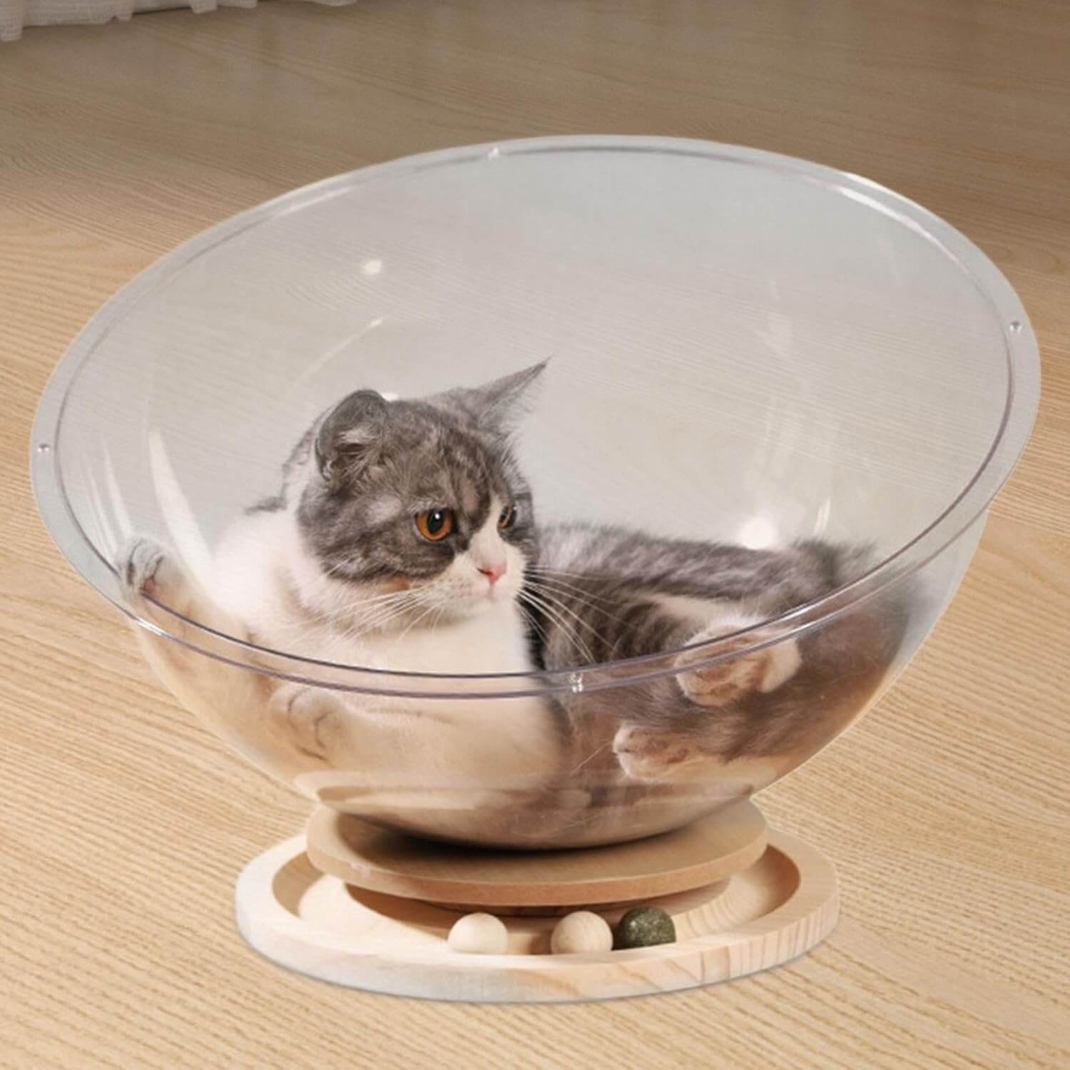 Space Capsule Cat Bed House