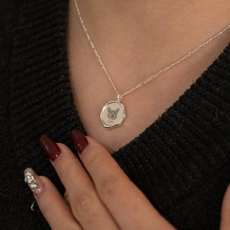 Personalized Pet Engraved Necklace