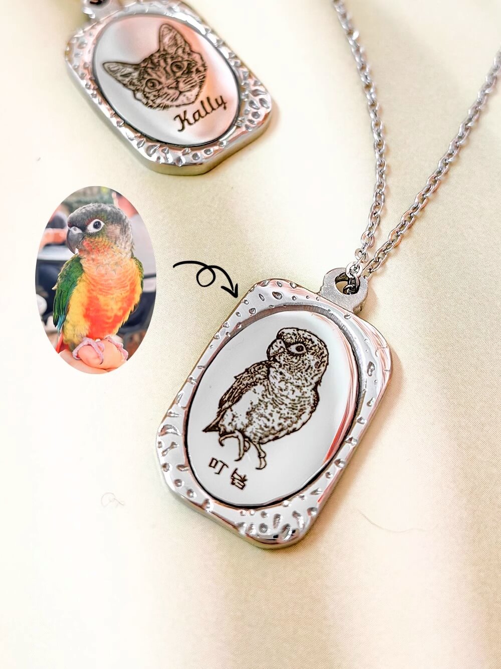 Customized Personalized Pet Photo Necklace