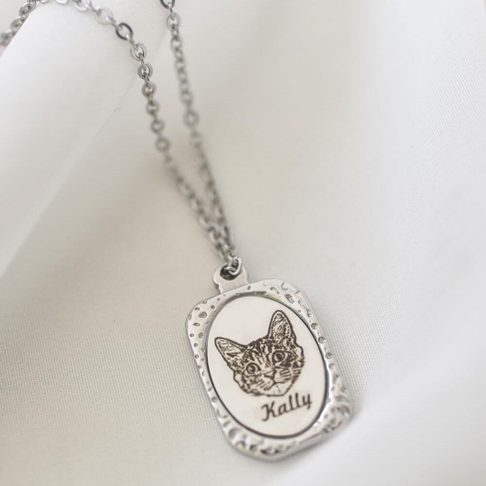 Customized Personalized Pet Photo Necklace