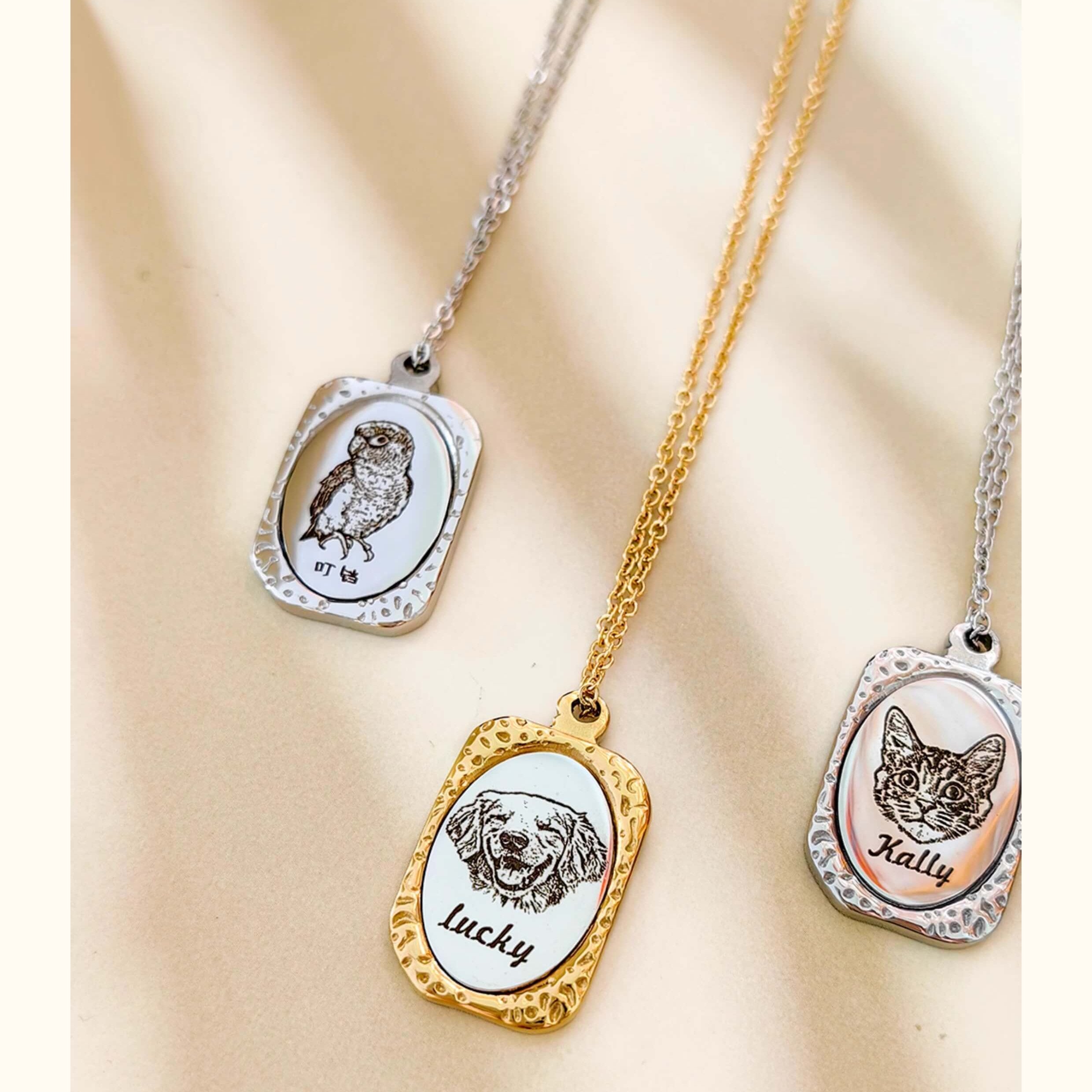 Customized Personalized Pet Photo Necklace