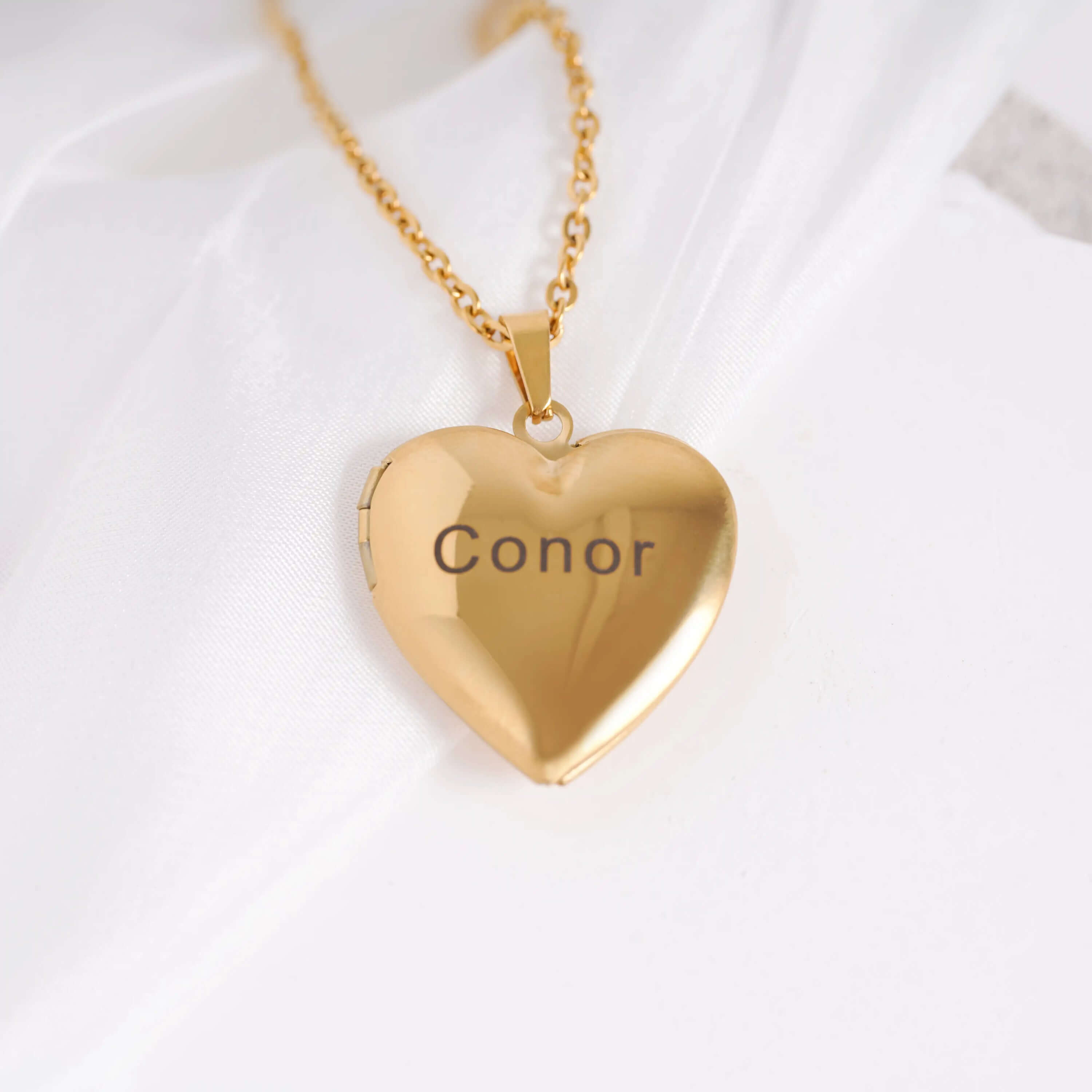 Custom Pet Locket Heart Necklace