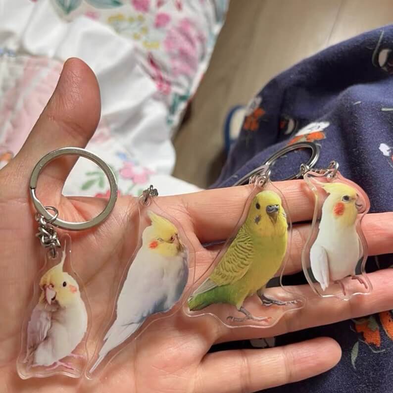 Custom Pet Photo Keychain