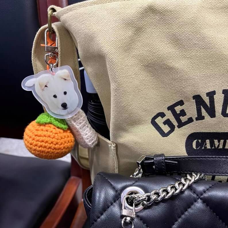 Custom Pet Photo Keychain