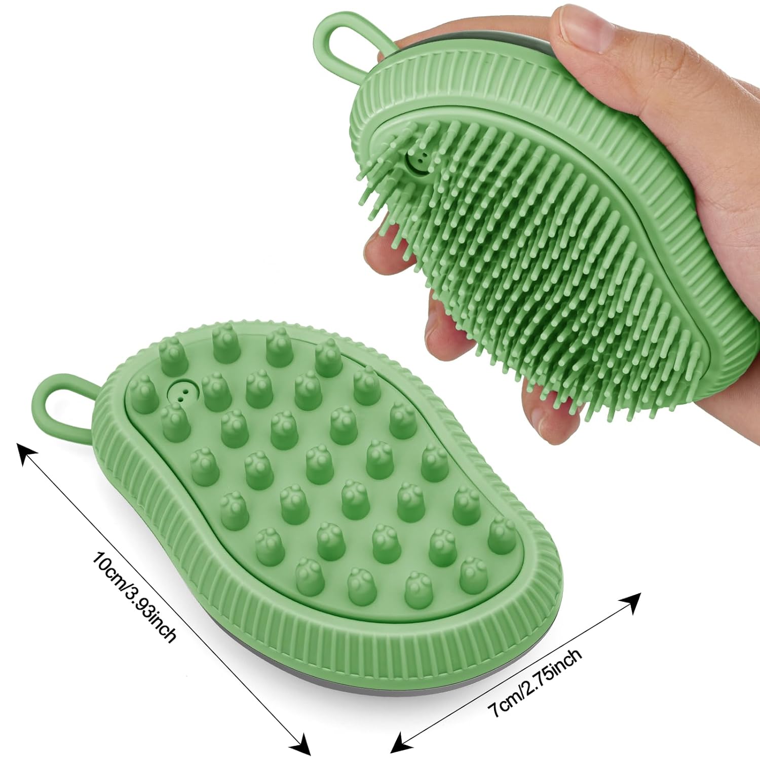 Cat Bath Brush Cat Hair Brush,Dog Bath Brush Comb Silicone Brush Cat Massage Brush