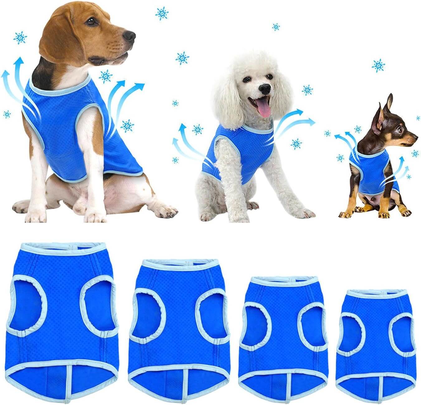 Dog Cat Cooling Vest Harness Clothes
