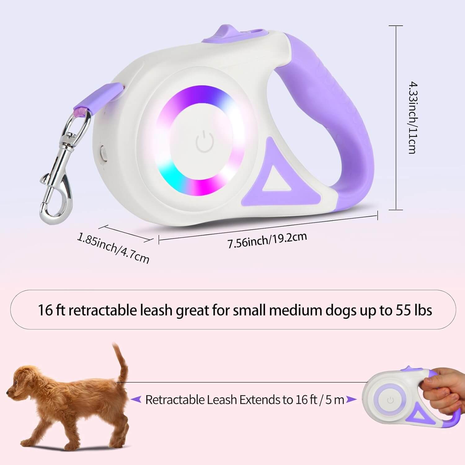 Dog Leash with LED Light