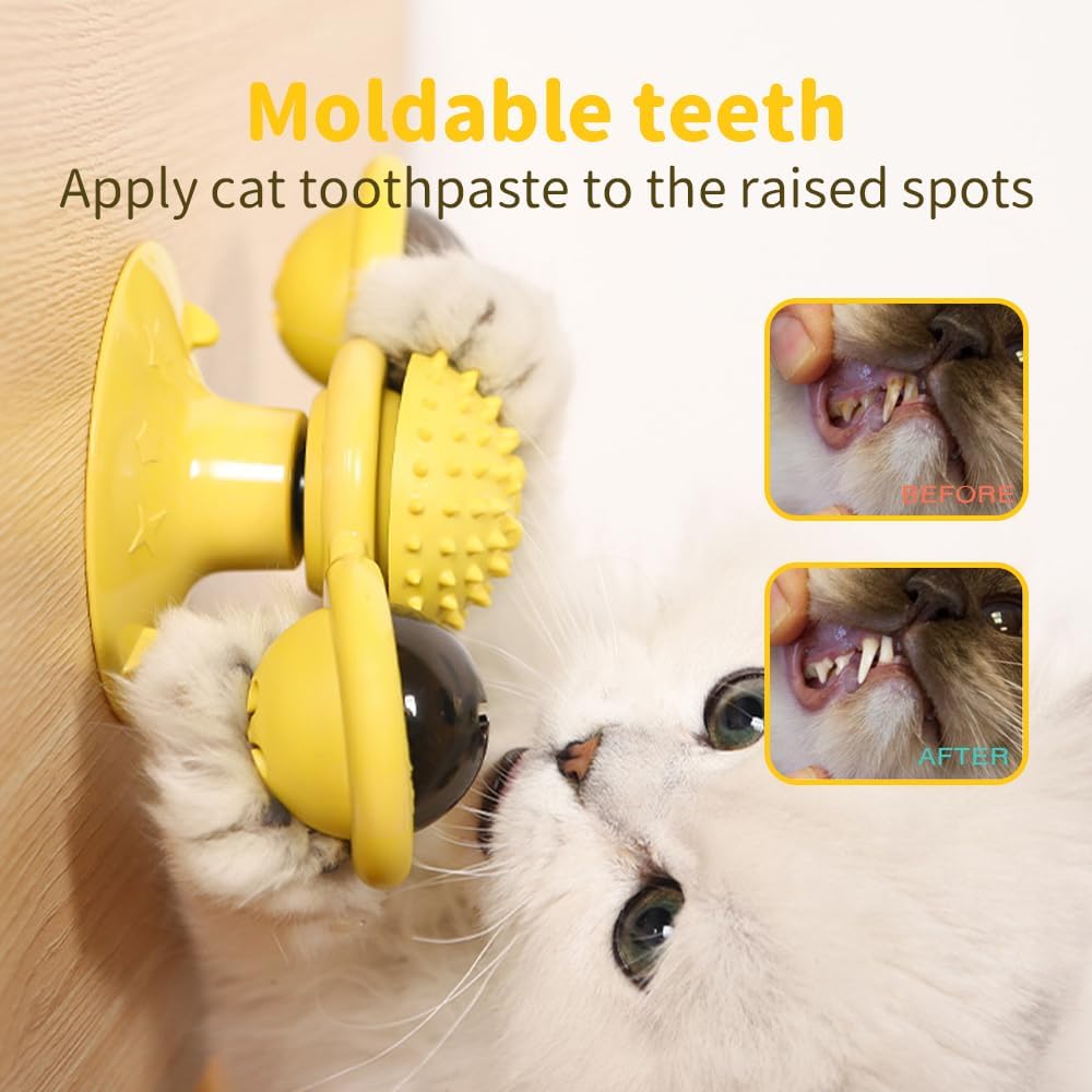 Interactive Windmill Cat Toys Cat Toys for Indoor Cats Kittens