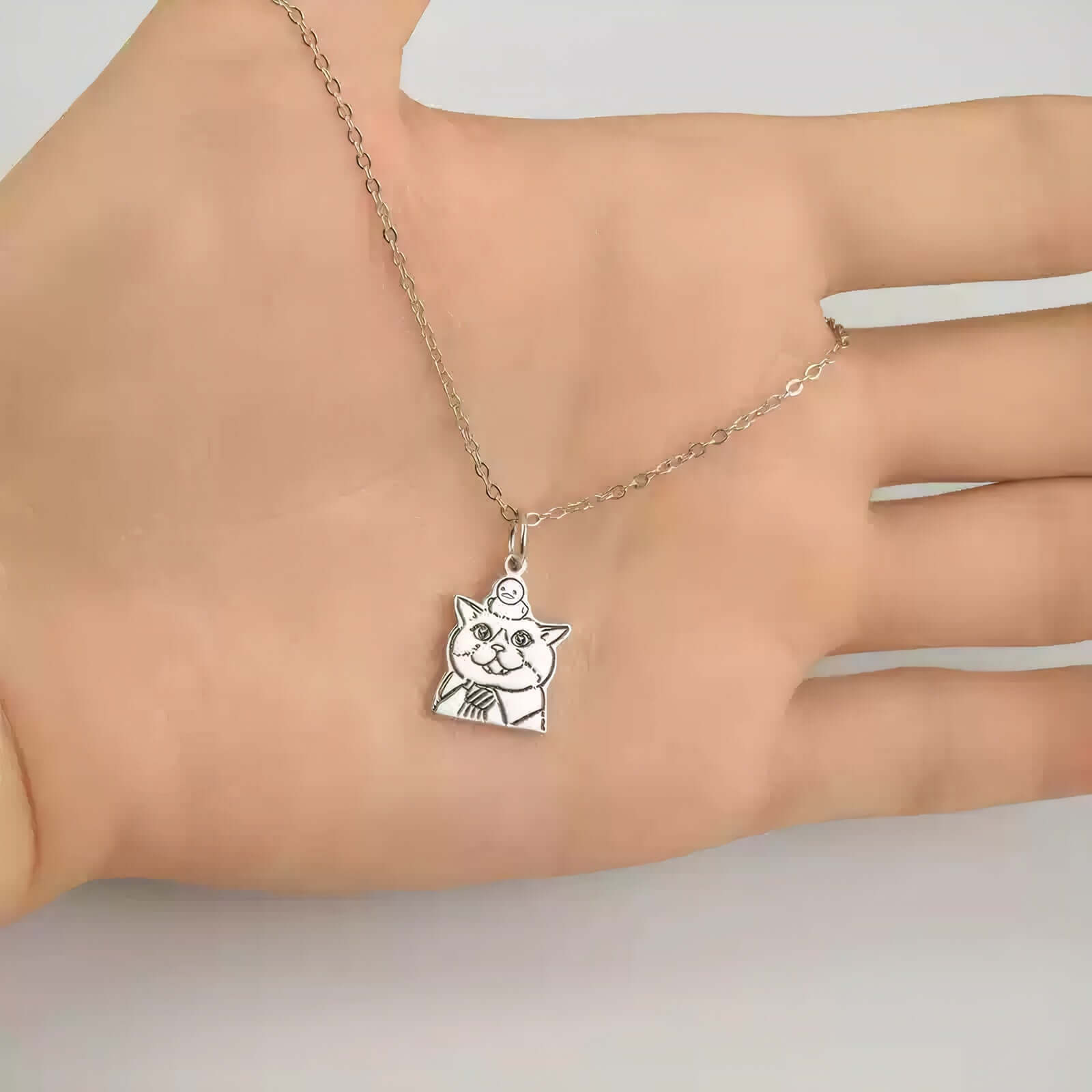 Custom Drawings Pet Portraits Necklace