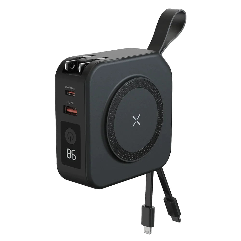 Travel Universal 5 in 1 Power Bank kabelloses Ladegerät