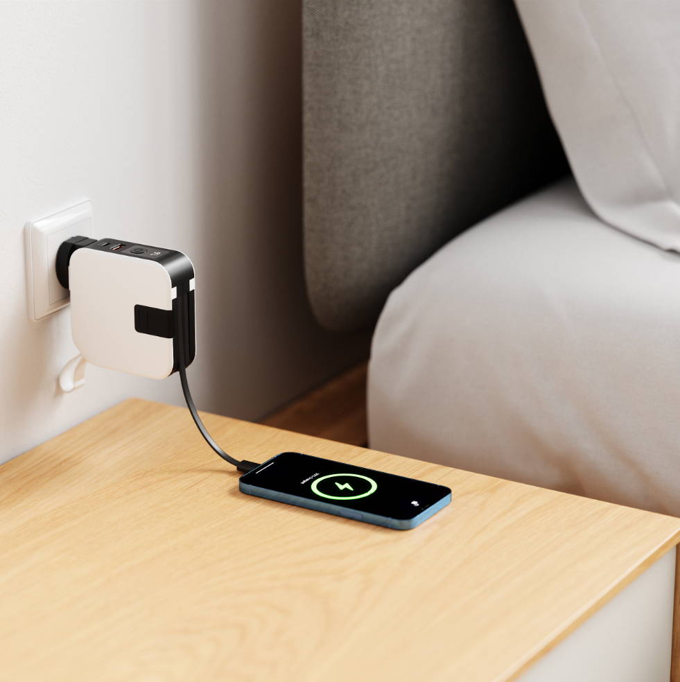 Travel Universal 5 in 1 Power Bank kabelloses Ladegerät